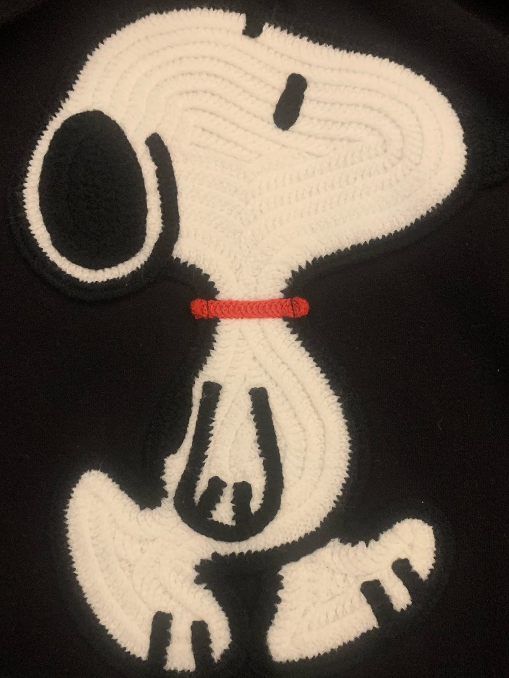 SNOOPY Cotton/Poly Hooded Sweatshirt - Picture 6 of 6